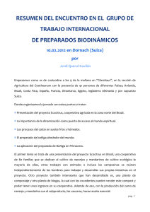 2013 - Asociación de Agricultura Biodinámica de España