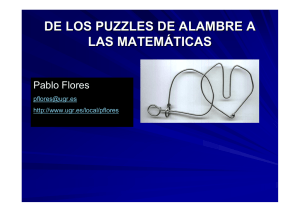 (2007). De los puzzles de alambre a las matemáticas.