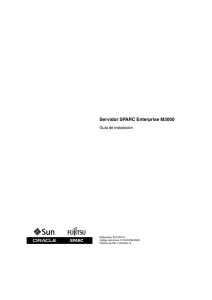 SPARC Enterprise M3000 Server Installation Guide