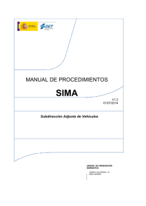 Manual Procedimientos SIMA V1.2 - E