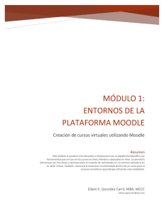 Módulo 1: Entornos de la plataforma Moodle (Versión PDF)