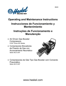 Operating and Maintenance Instructions Instrucciones de