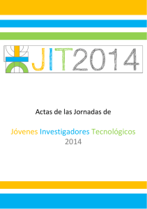 Jóvenes Investigadores Tecnológicos 2014 - UTN