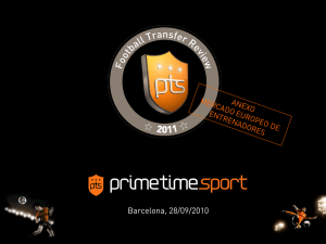 Diapositiva 1 - Prime Time Sport