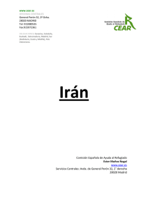 IRÁN - Informe General 2011 - Comisión Española de Ayuda al