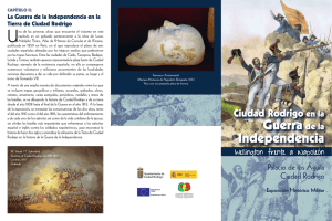 tríptico exposición - Bicentenario de la Guerra de la Independencia
