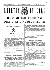 del ministerio de defensa - Biblioteca Virtual de Defensa