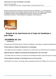 Apariciones de la Virgen de Guadalupe a Juan Diego