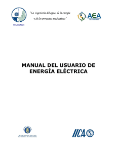 manual del usuario de energía eléctrica