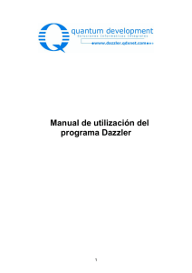 Manual de utilización del programa Dazzler