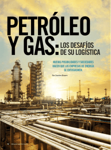 Petróleo y Gas: Los desafíos de la logística