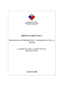minuta ejecutiva - Fundación PRODEMU