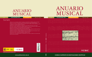 Anuario Musical - Ministerio de la Presidencia