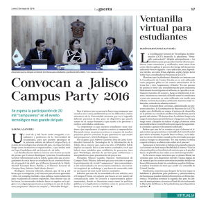 pagina 17. - La gaceta de la Universidad de Guadalajara
