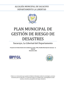 plan municipal de gestión de riesgo de desastres