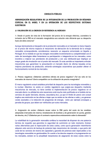 Armonización Regulatoria MIBEL_EON España