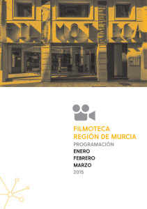 Programación Enero_Marzo 2015 - Filmoteca Regional de Murcia