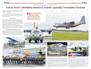 Fuerza Aérea Colombiana mostró al mundo capacidad Aeronaútica
