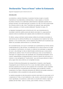 Declaración "Iura et bona" sobre la Eutanasia