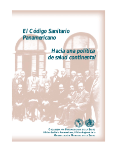 El Código Sanitario Panamericano Hacia una política