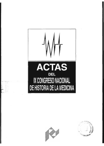 actas - Sociedad Española de Historia de la Medicina