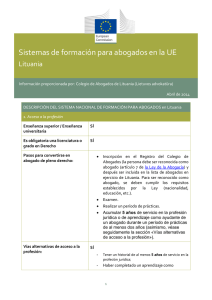 Sistemas de formación para abogados en la UE - european e