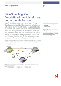 PlateSpin® Migrate: Portabilidad multiplataforma de cargas