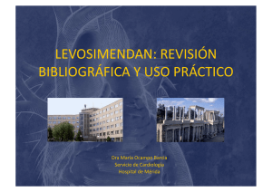 levosimendan: revisión bibliográfica y uso práctico