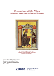 Dones místiques a l`Edat Mitjana Hildegard von Bingen