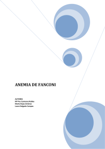 anemia de fanconi - libroslaboratorio