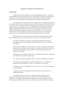 Capítulo 14. Algunos contrastes paramétricos.