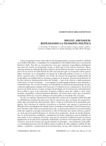 MIGUEL ABENSOUR: REPENSANDO LA FILOSOFÍA POLÍTICA