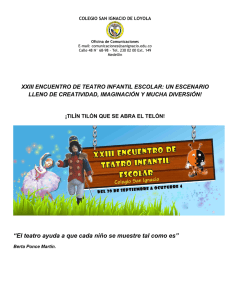 boletin encuentro de teatro infantil 2013