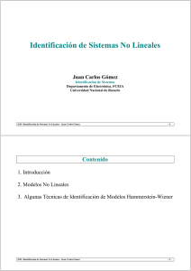 Identificación de Sistemas No Lineales - FCEIA