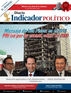 Mensaje de Los Pinos: en el 2018 PRI irá por su cuenta como en