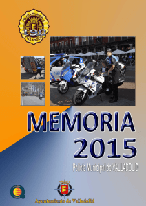 MEMORIA 2015 POLICIA MUNICIPAL