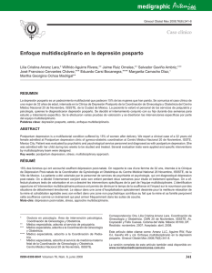 enfoque multidisciplinario en la depresión posparto