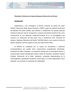 Obesidad y Síndrome de Apnea-Hipopnea Obstructiva del Sueño