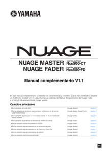 NUAGE V1.1 Supplementary Manual