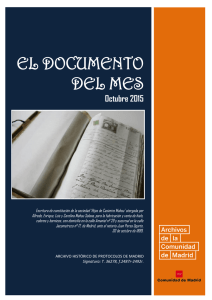 el documento del mes - Comunidad de Madrid