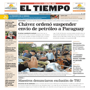 Chávez ordenó suspender envío de petróleo a Paraguay