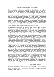 “Centenario de la muerte de Luis Antúnez “La Provincia,Diario de