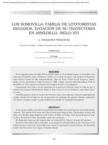 los somovilla: familia de litotomistas riojanos. datación de