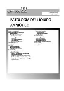 Patología del líquido amniótico
