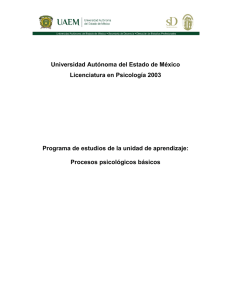 Universidad Autónoma del Estado de México Licenciatura en