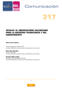 cevalsi: el observatorio valenciano para la sociedad tecnológica y