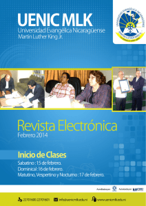 Revista Electrónica UENIC MLK Edicion 8ta Edicion Febrero. 2014