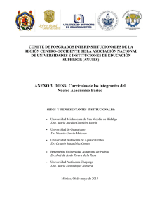 ANEXO 3. DIESS - Benemérita Universidad Autónoma de Puebla