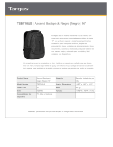 TSB710US| Ascend Backpack Negro [Negro] 16