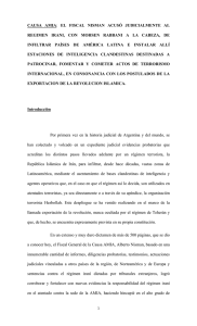 CAUSA AMIA: EL FISCAL NISMAN ACUSÓ JUDICIALMENTE AL